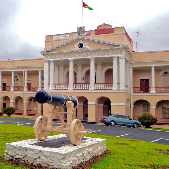 parliament building guyana